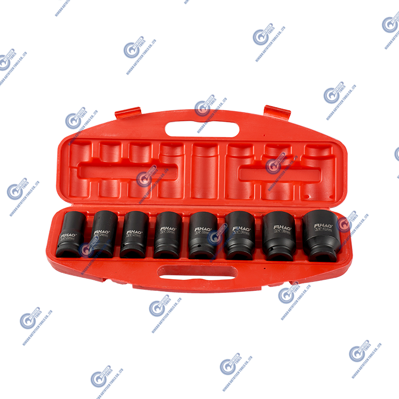 8 Pieces 3/4 inch Drive Deep Impact Socket Set