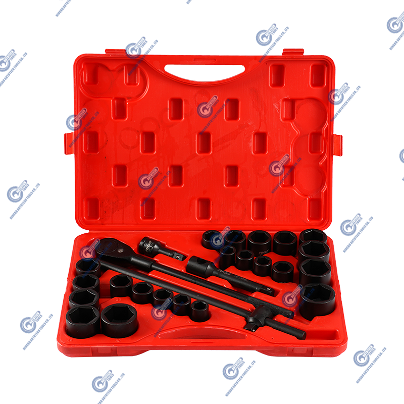 27 Pieces 3/4 inch Drive Jumbo Master Impact Socket Set