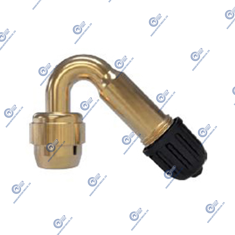 Bent Rigid Brass Valve Extension